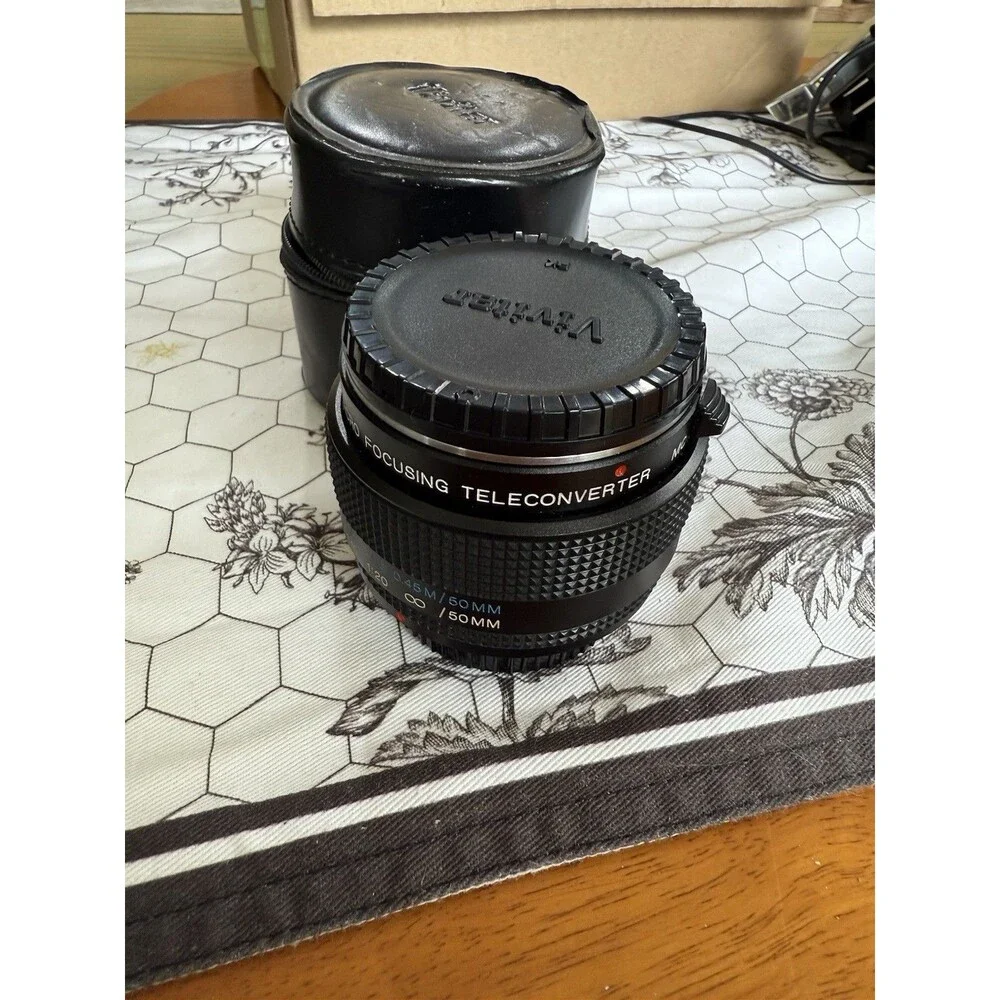 Vivitar 2x Macro Focusing Teleconverter - Vintage - UNTESTED